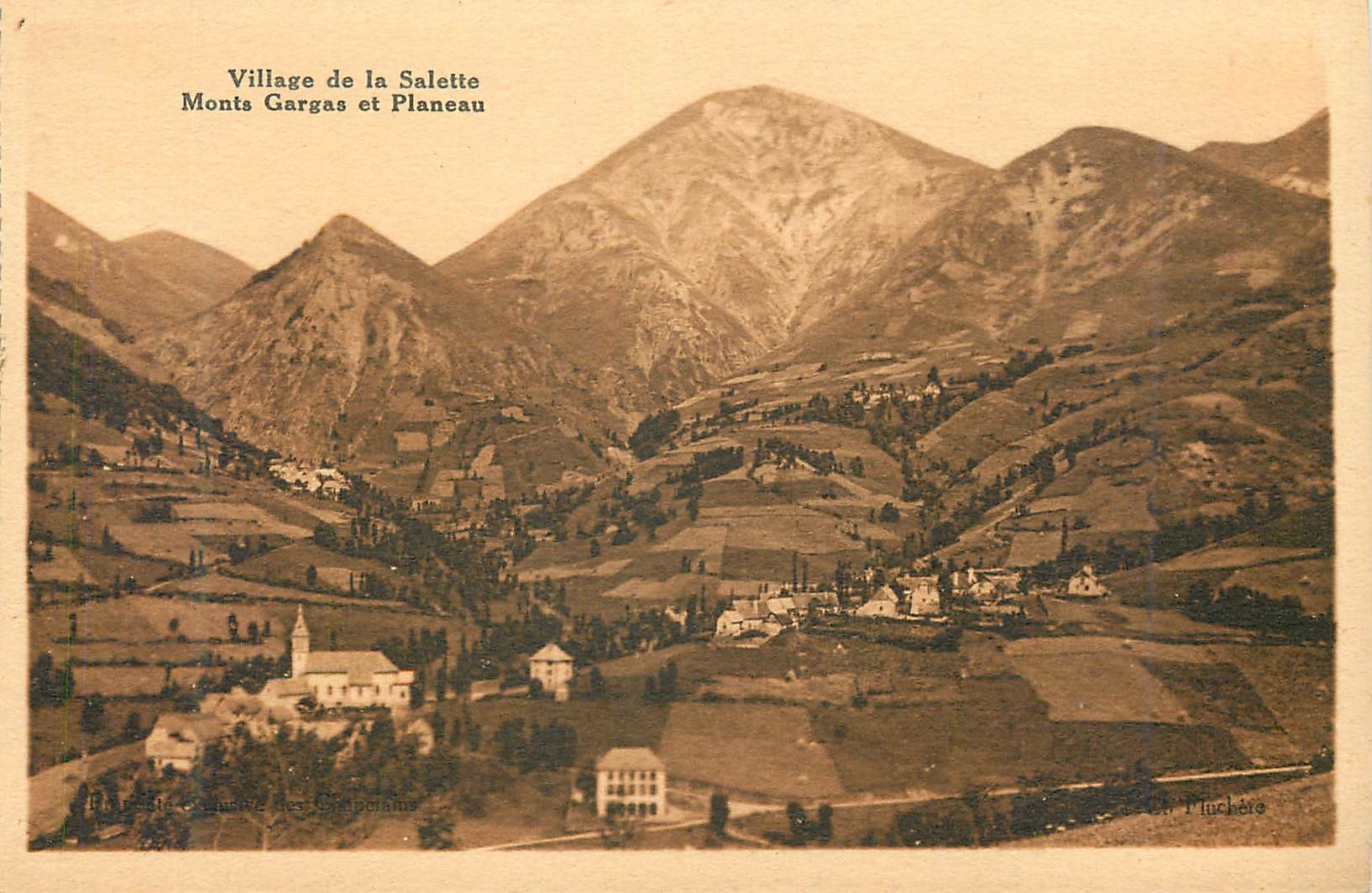 Village de la Salette — Monts Gargas et Planeau — Éditeur Pluchère