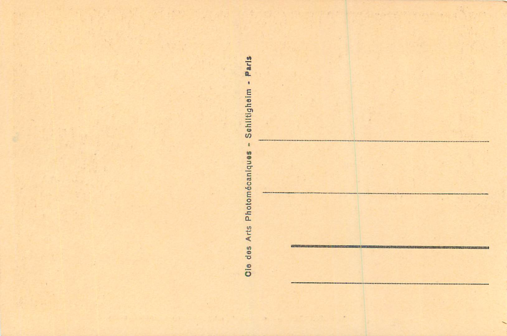 CPA Lourdes le Calvaire (1ere station) Scala Sancta — Verso