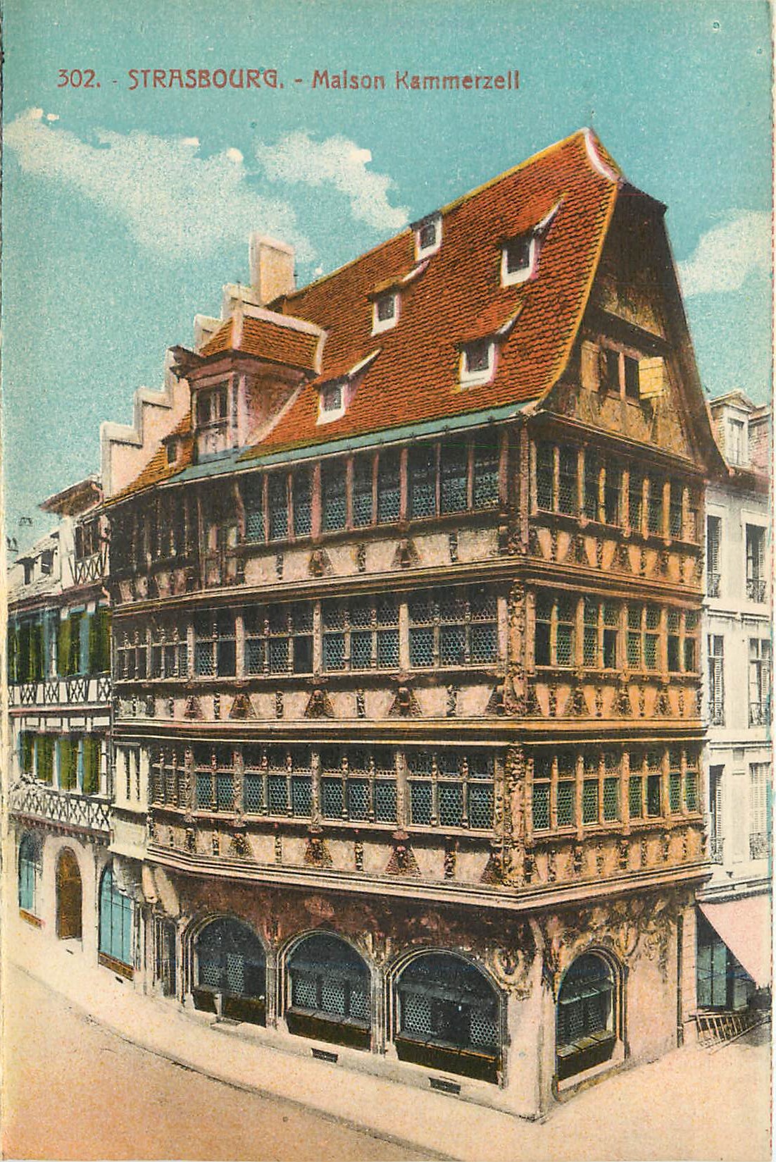 CPA Strasbourg Maison Kammerzell