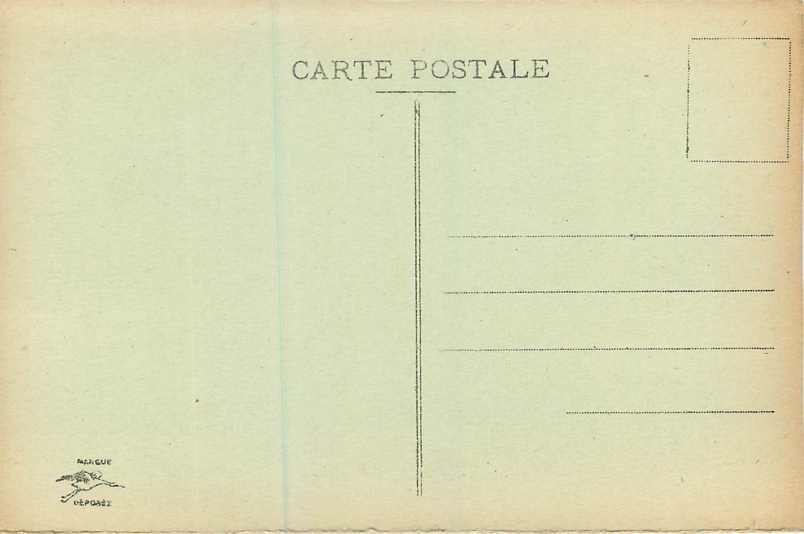 CPA Strasbourg Maison Kammerzell — Verso
