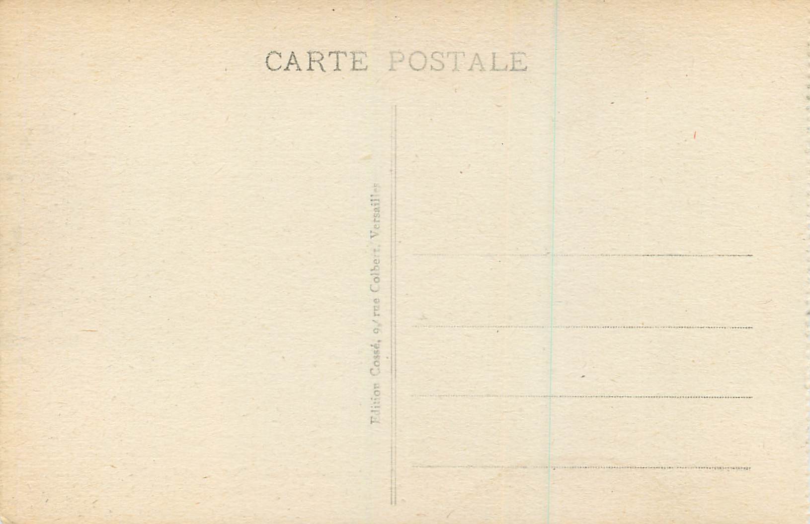 CPA Versailles le Parc la Colonnade — Verso
