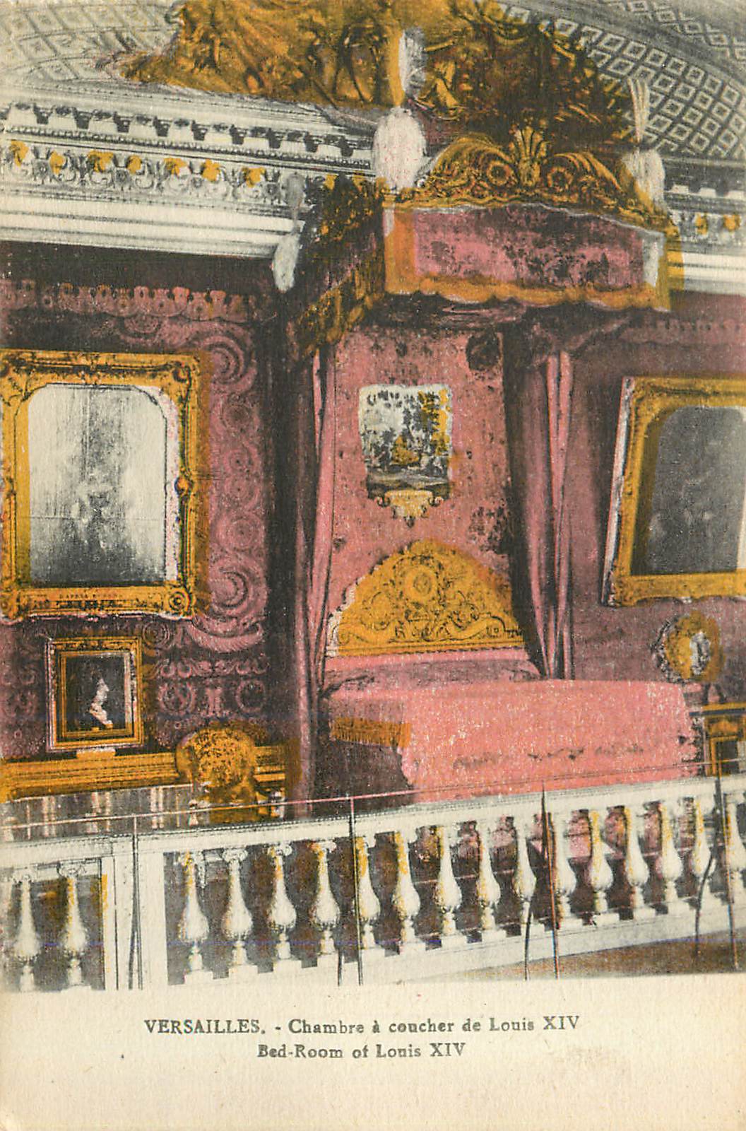 CPA Versailles Chambre a Coucher de Louis XVI