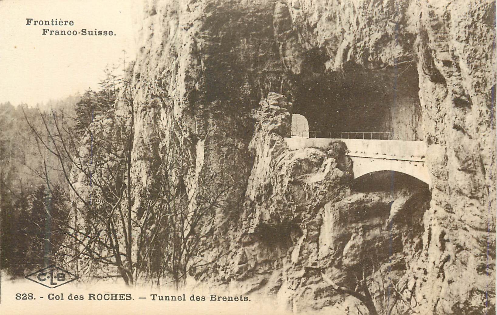 Col des Roches — Tunnel des Brenets — Frontière Franco-Suisse