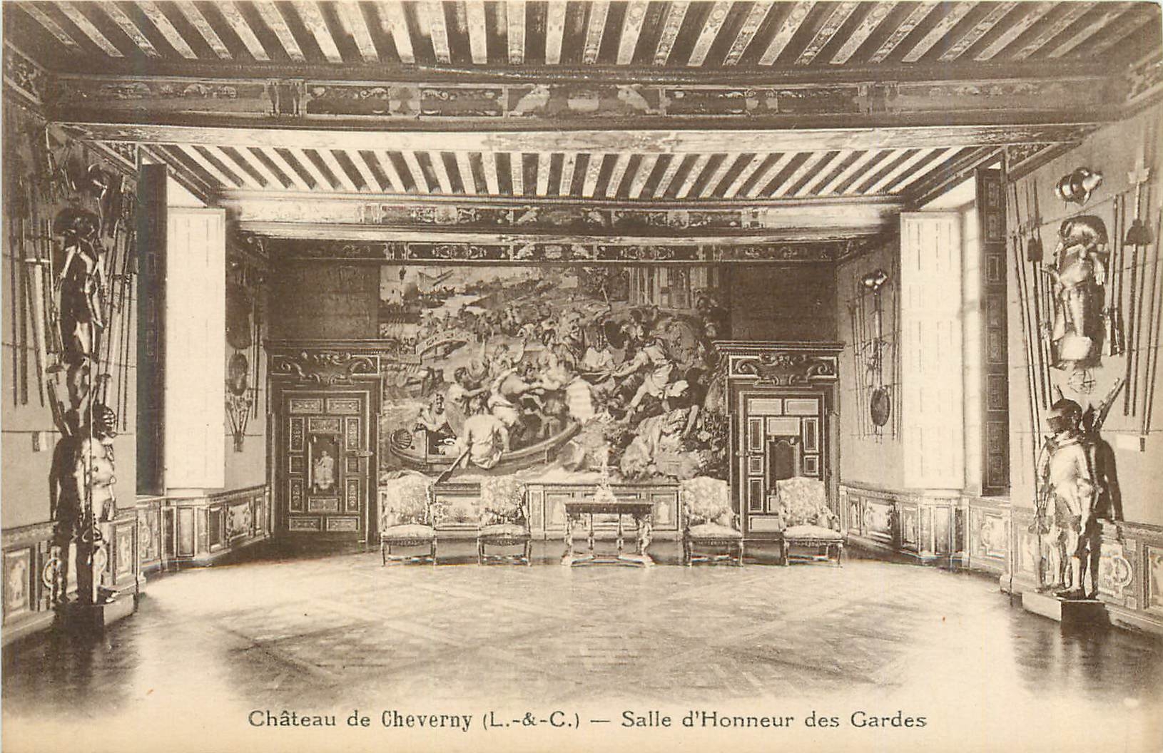 Château de Cheverny (L.&-C.) — Salle d'Honneur des Gardes