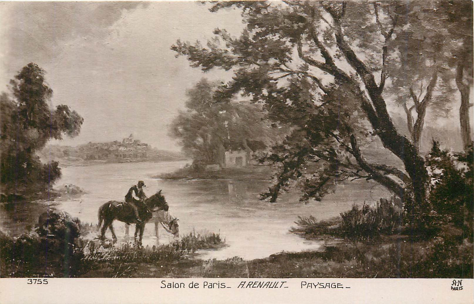 CPA Salon de Paris R Renault Paysage