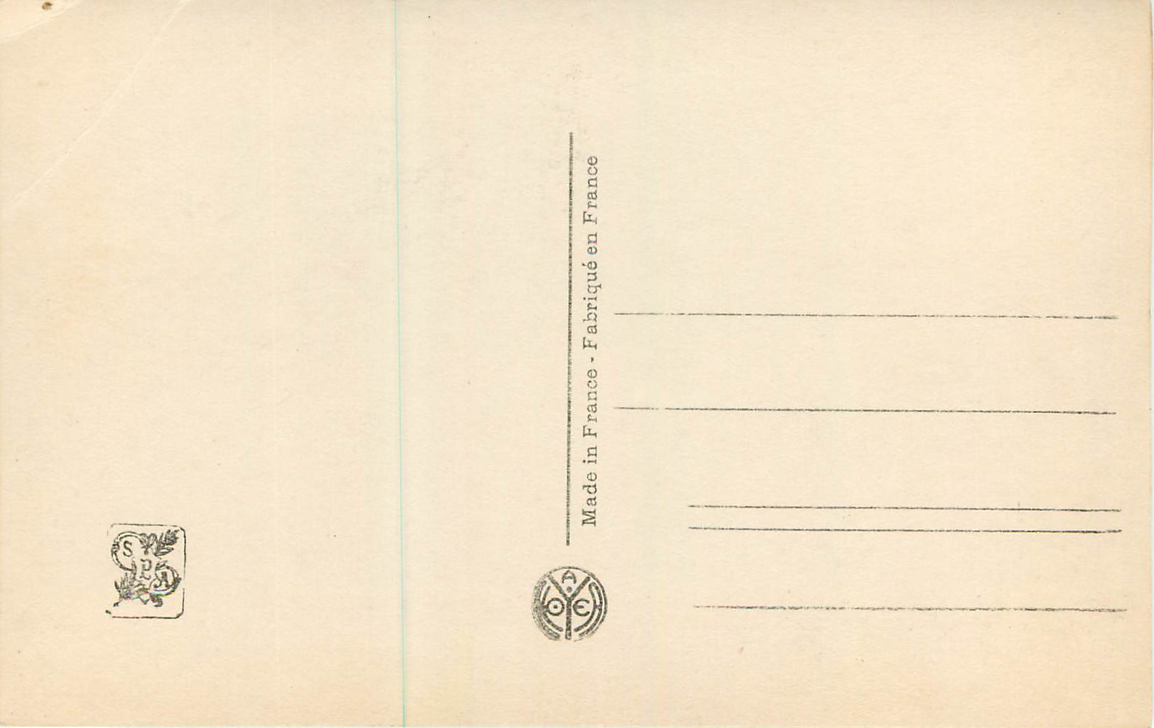 CPA Salon de l'Ecole Francaise D Enjolras Liseuse — Verso