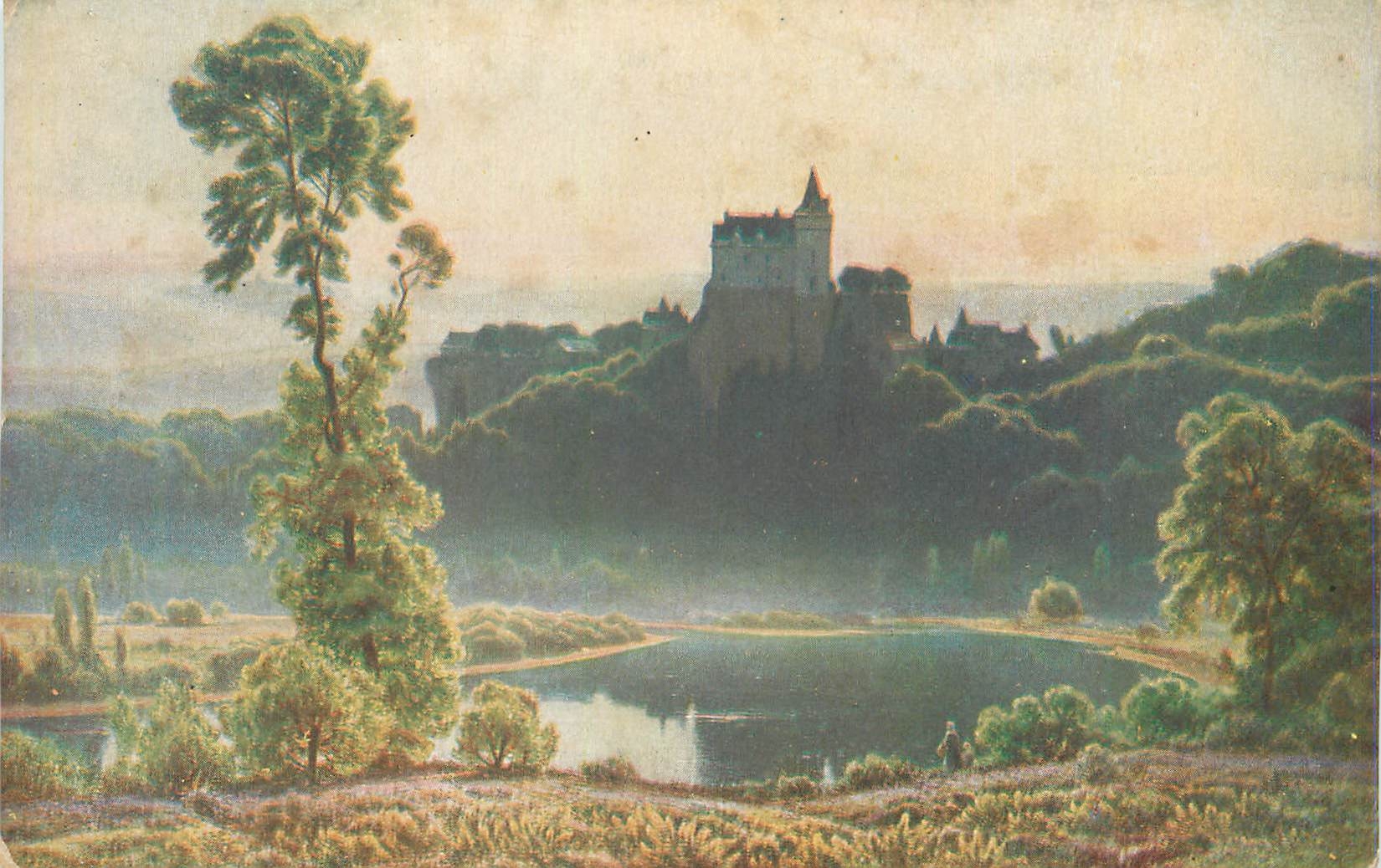 CPA Salon de Paris William Didier Pouget Le matin Ajoncs et bruyeres