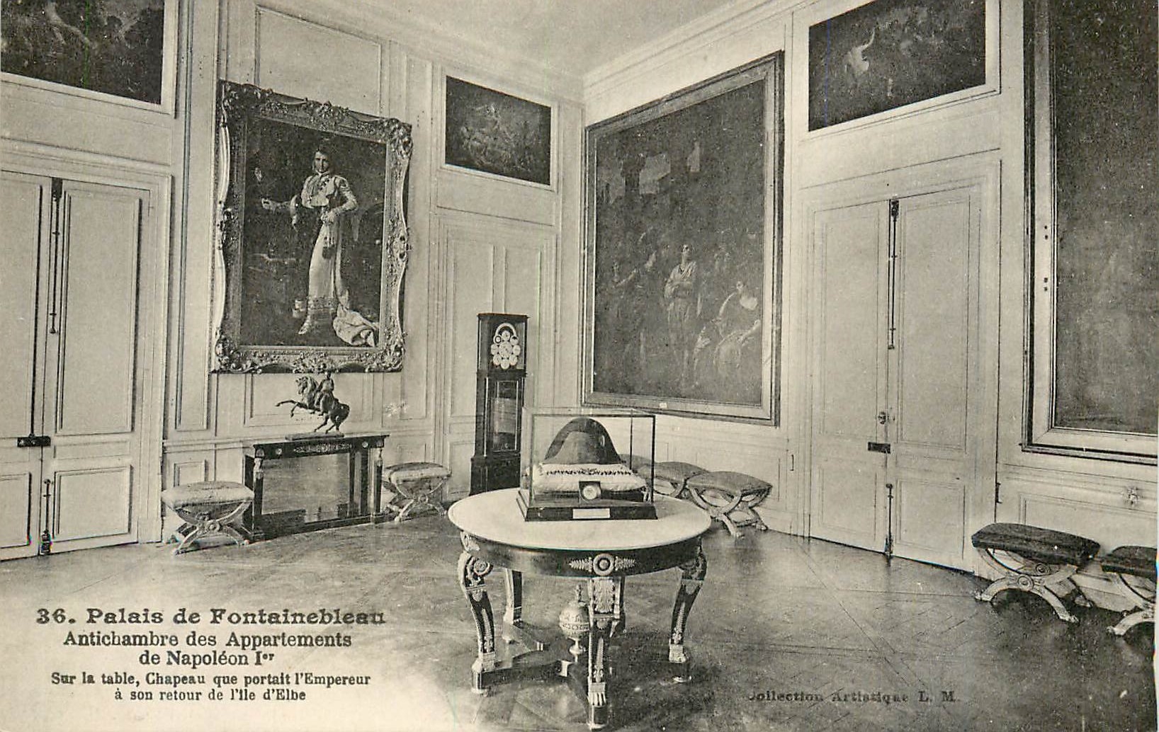 Palacio de Fontainebleau — Antecámara de los Apartamentos de Napoleón I — Colección Artística L.M.