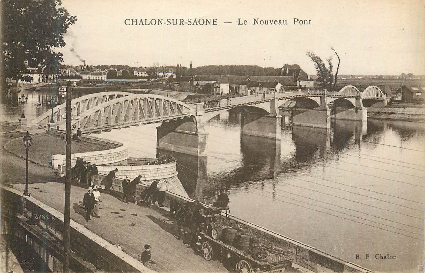 CPA Chalon sur Saone le Nouveau Pont