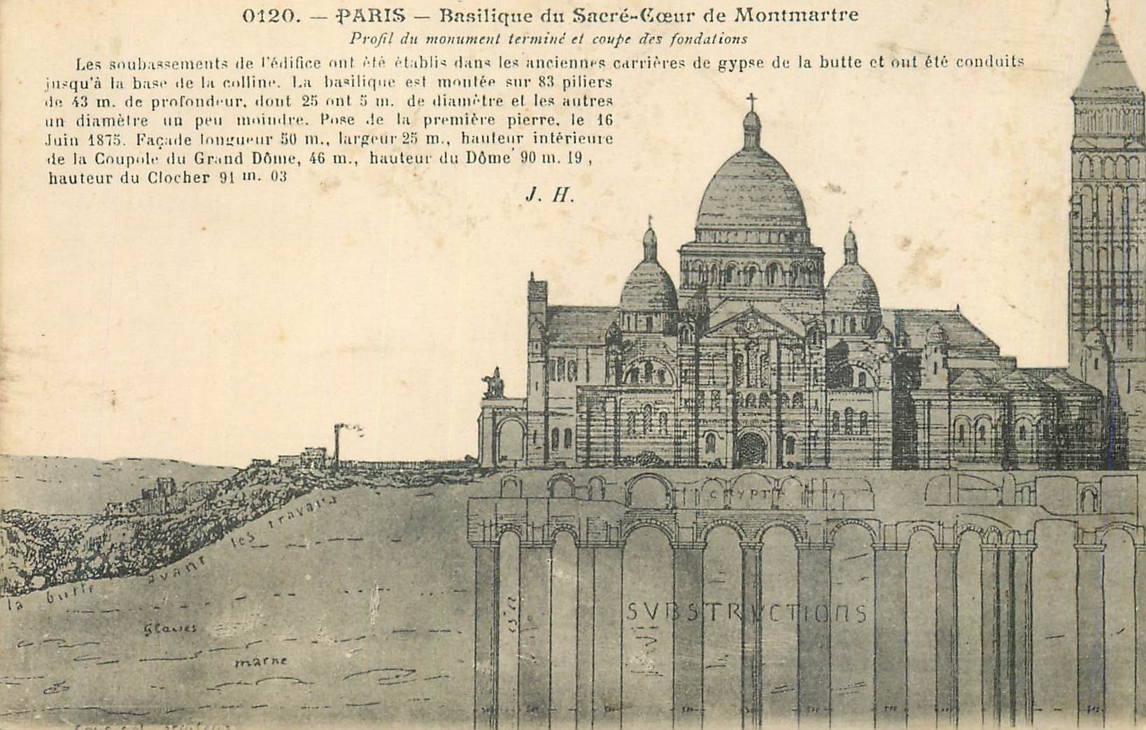 CPA Paris Basilique du Sacre Coeur de Montmartre