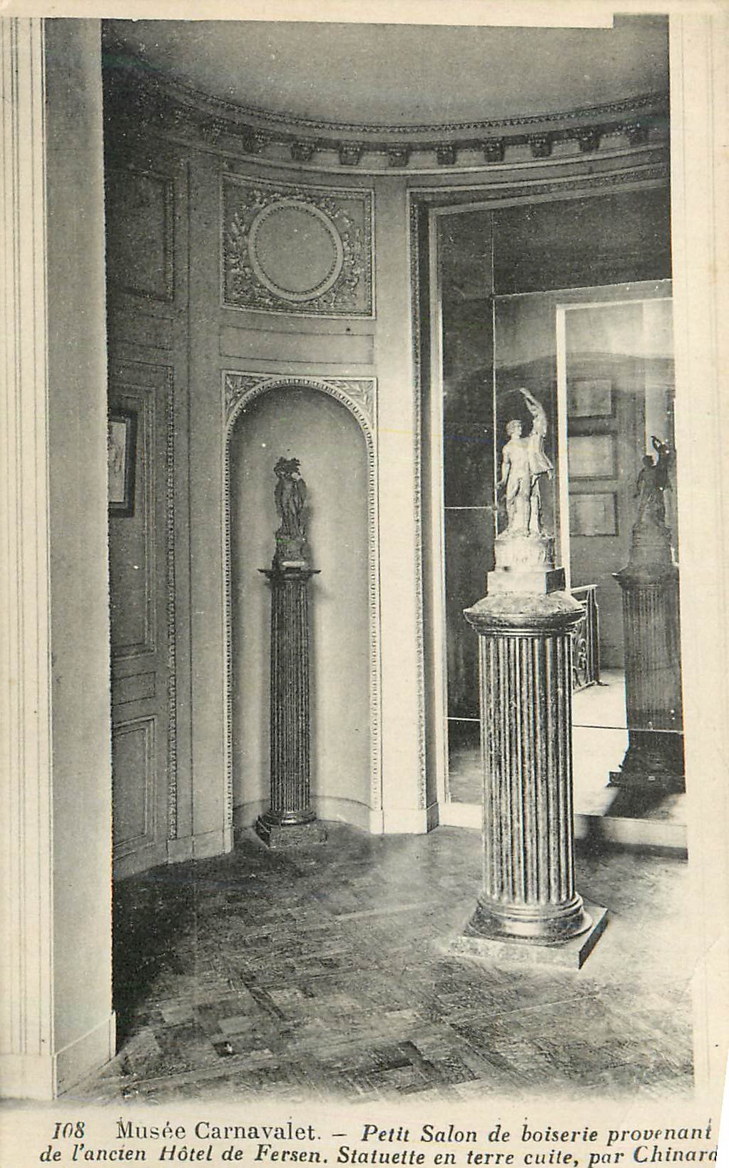 CPA Musee Carnavalet Petit Salon de Boiserie Provenant de l'Ancien Hotel de Fersen
