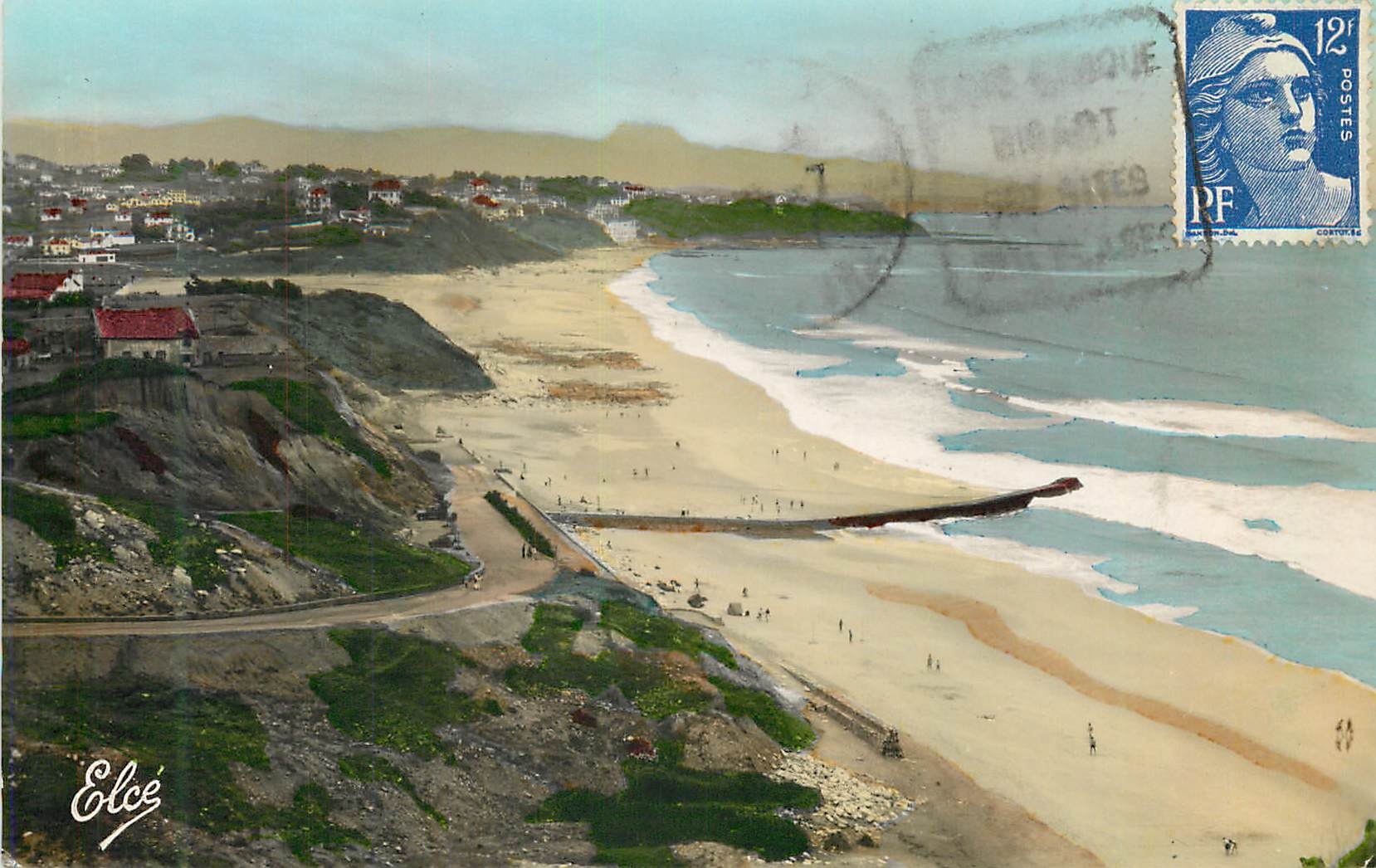 CPM Bidart (Basses Pyr) la Magnifique Plage de Bidart et Guethary
