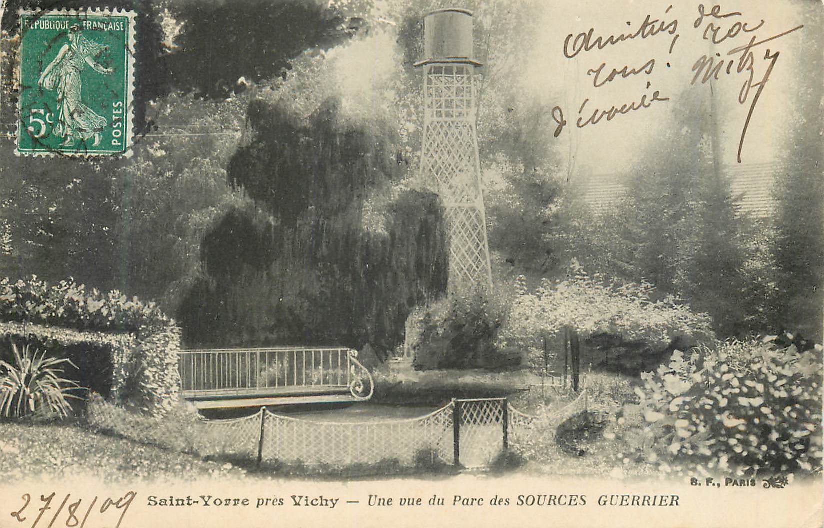Saint-Yorre près Vichy — Une vue du Parc des Sources Guerrier