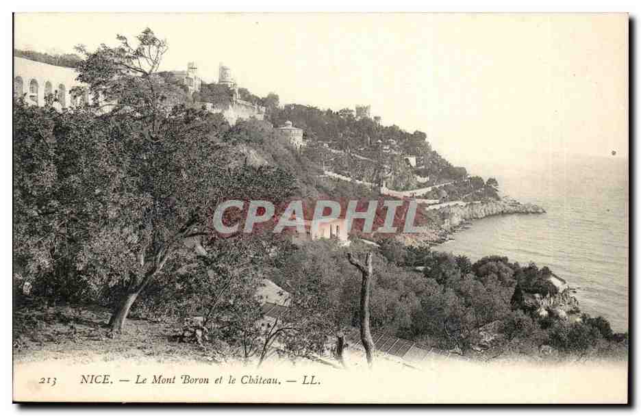 Nice - Le Mont Boron et le Chateau - CPA 