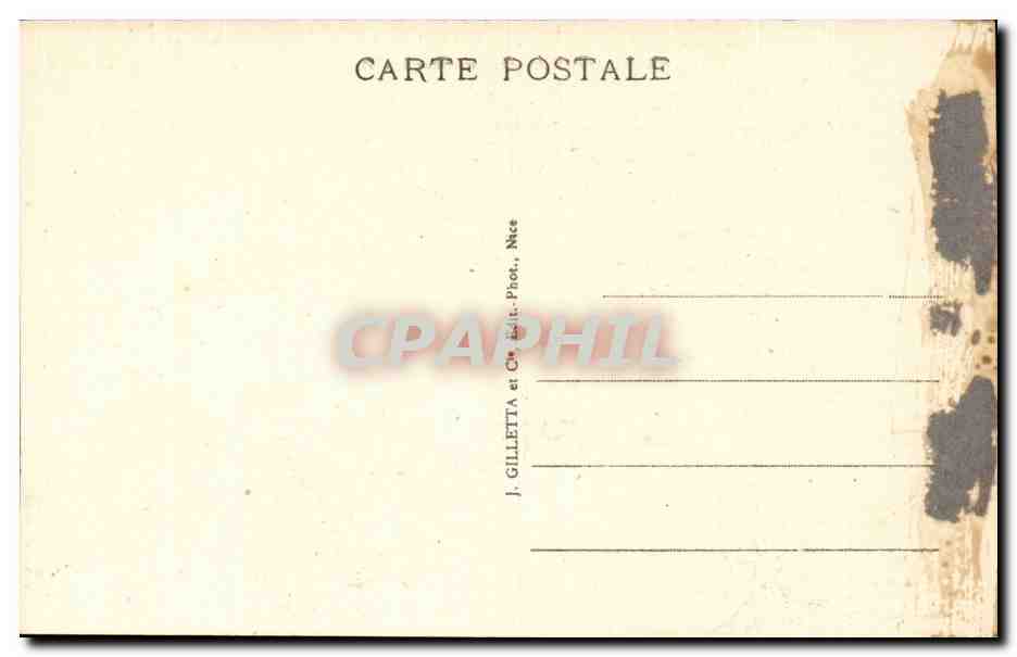 Nice - Jette Promenade baie des Anges et Mont Boron - Jetty Walk angels Bay and the Boron Mount - CPA  — Rückseite