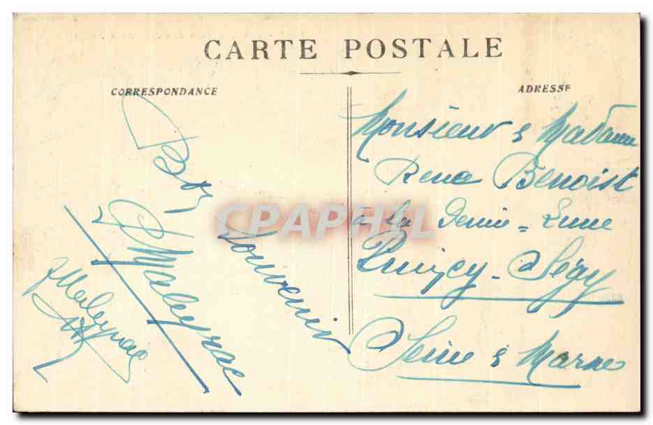 Nice - Vue Generale des Jardins Albert 1 - CPA  — Verso