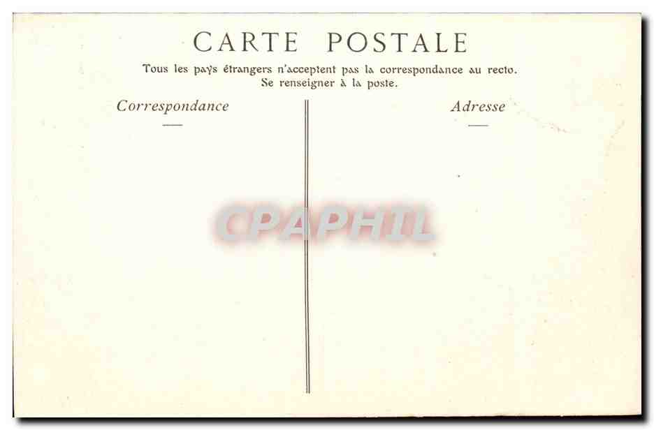 Environs de Nice - L'entree du Port vue prise du Chateau - CPA  — Rückseite