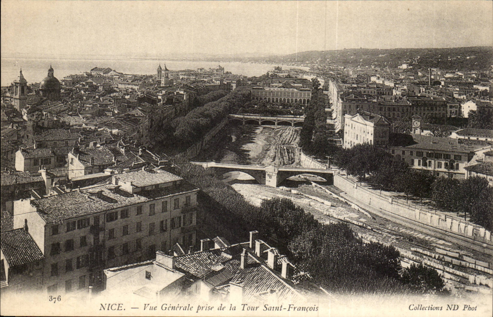Nice - Vue Generale prise de la Tour Saint Fraancois- CPA 