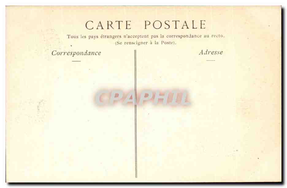 Nice - Vue Generale prise de la Tour Saint Fraancois- CPA  — Rückseite