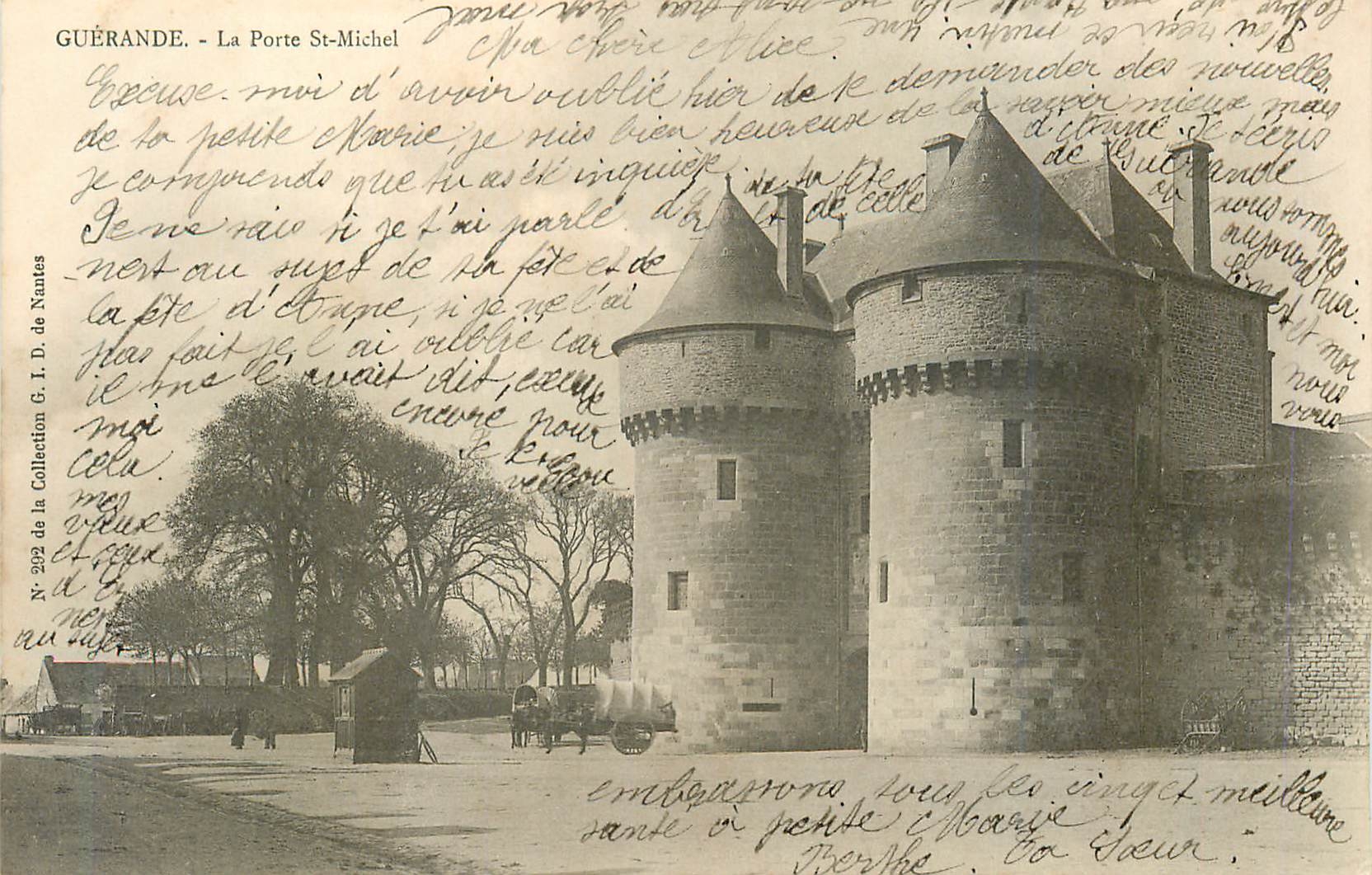 CPA Guerande la porte st michel