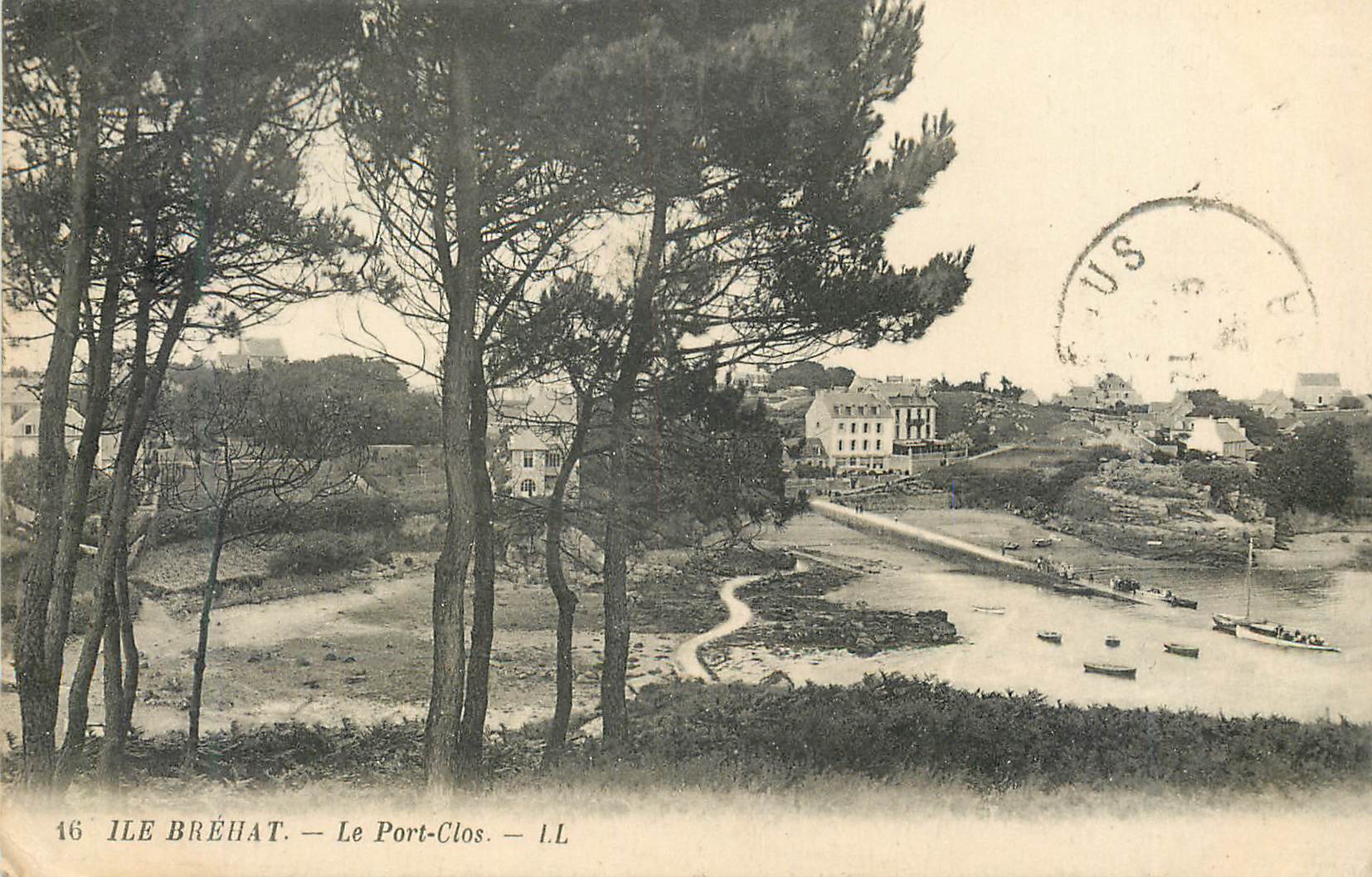 CPA 16 ile brehat le port clos ll