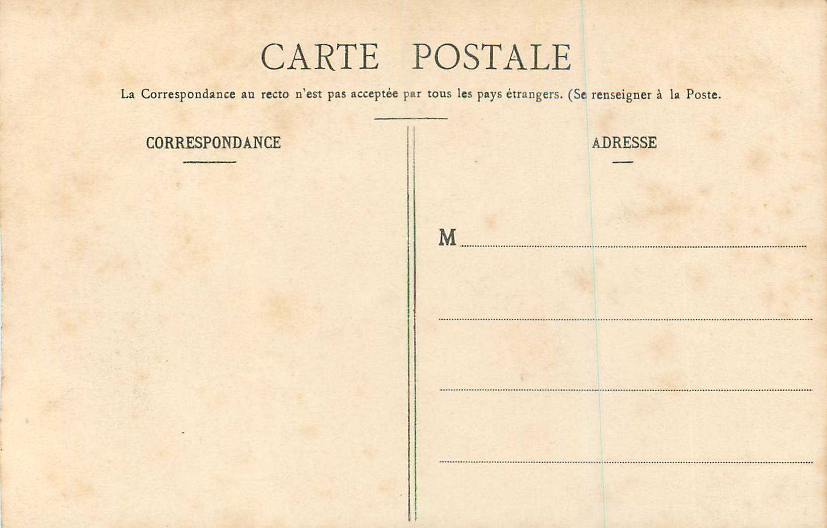 Port-Louis - La Citadelle - Vue prise de la Rade — Collection H. L. M. — Rückseite