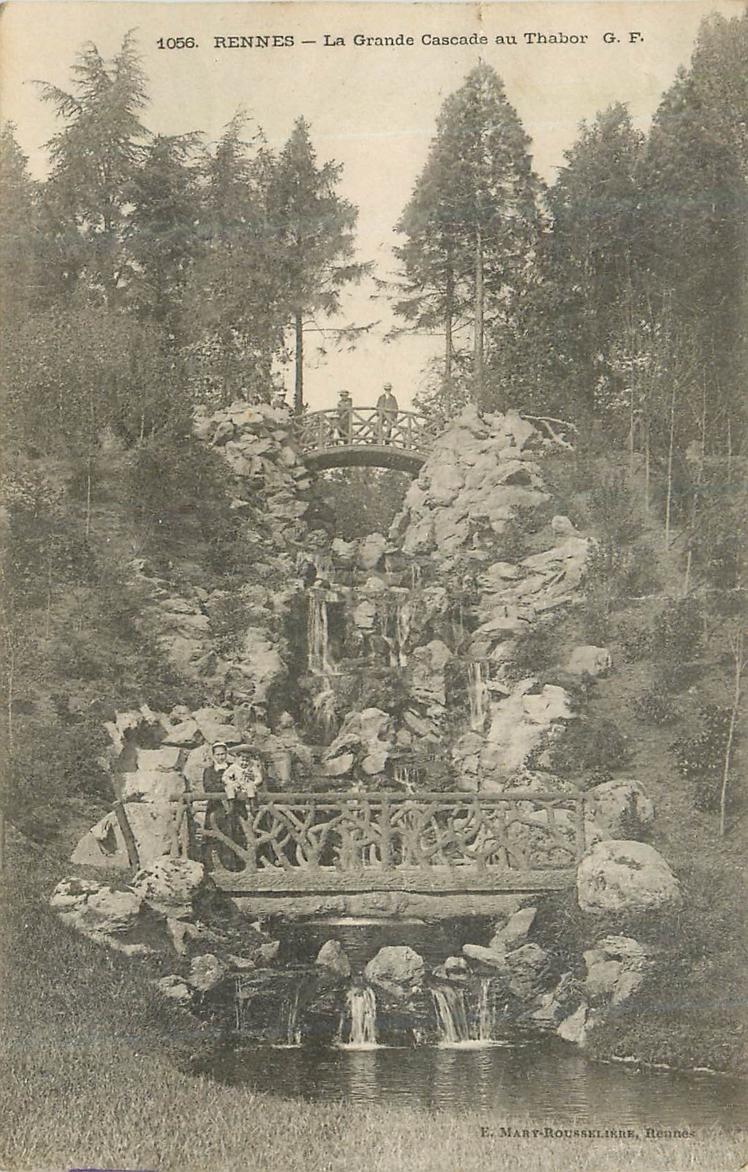 Rennes — La Grande Cascade au Thabor — E. Mary-Rousselinne, Rennes