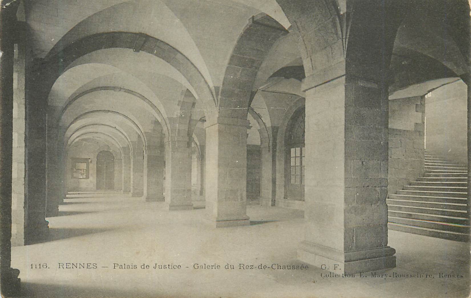 Rennes — Palais de Justice — Galerie du Rez-de-Chaussée — Collection L. Mary-Rousseilhre, Rennes