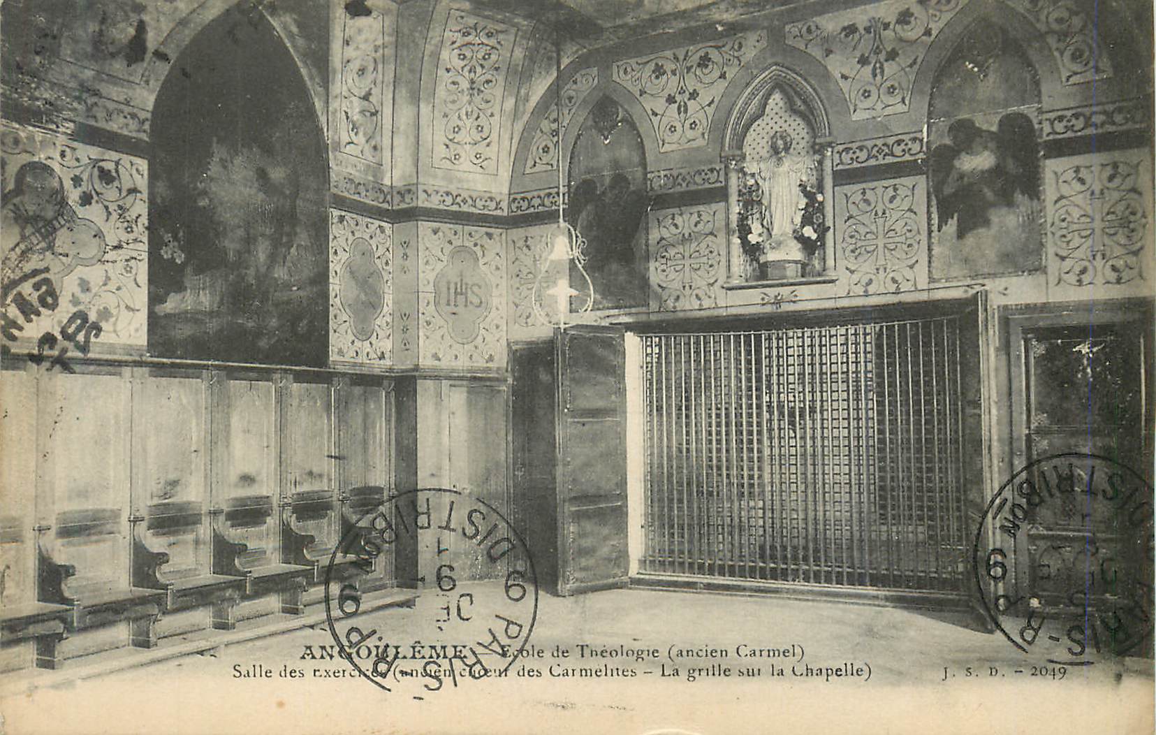 Angoulême — Salle des exercices (ancien couvent des Carmélites) — J. S. D. - 2049