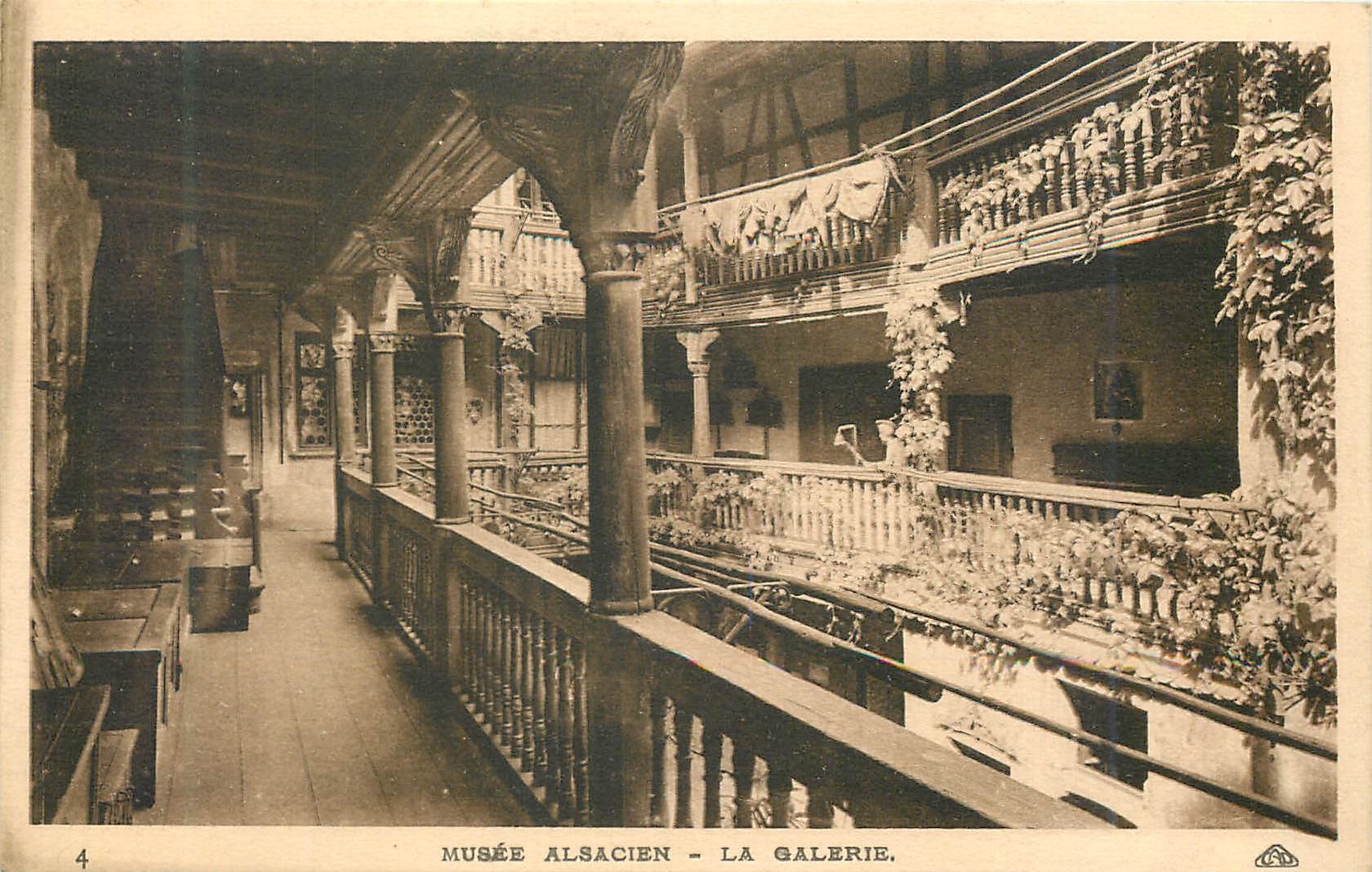 CPA Musee alsacien la galerie