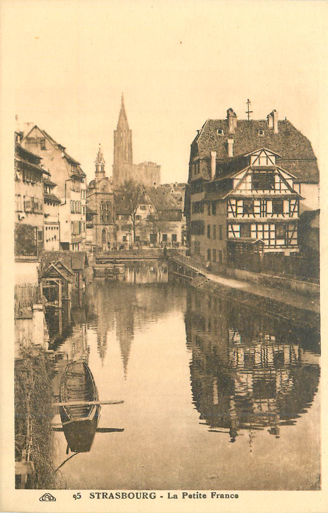 CPA 95 strasbourg la petite france