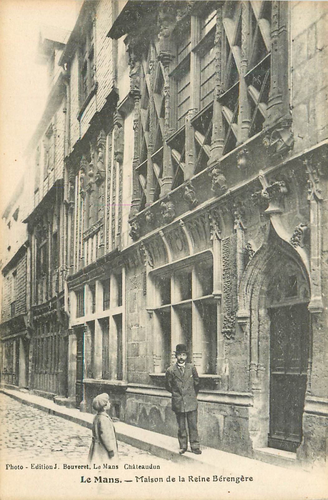 CPA Le mans maison de la reine berengere