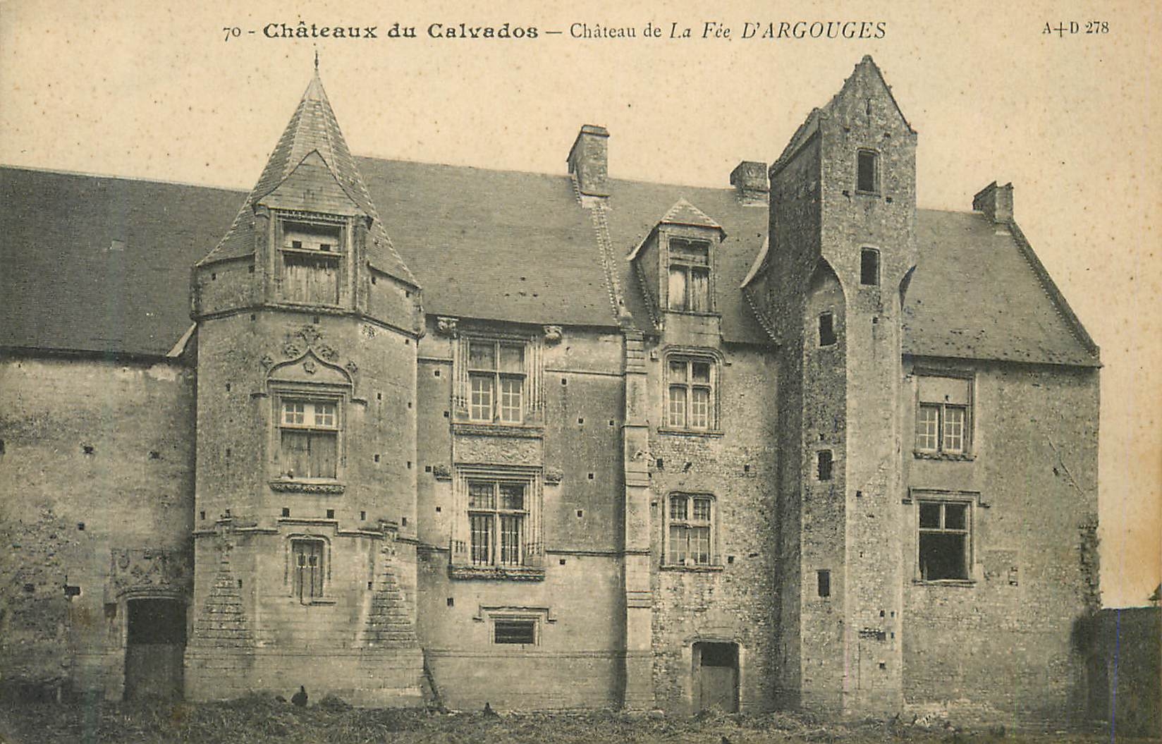 CPA 70 chateaux du calvados chateau de la fee d argouges