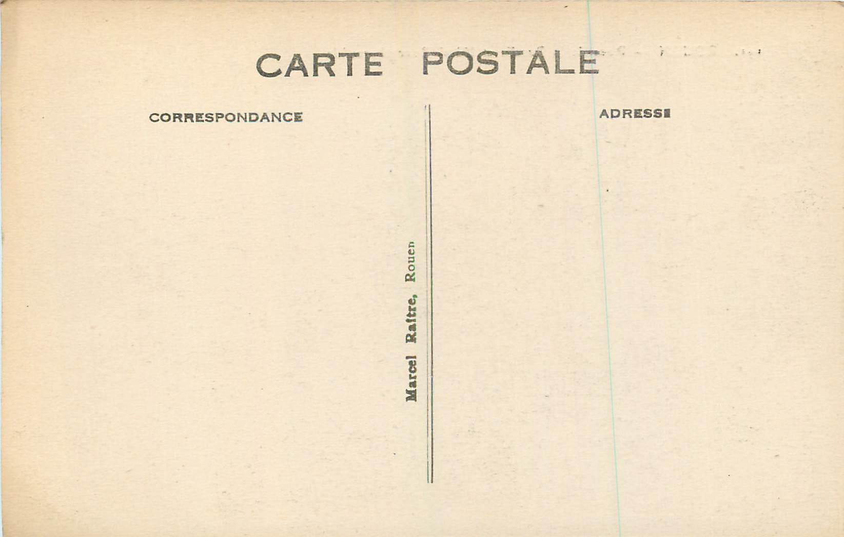 CPA 191 rouen place de la pucelle et hotel bourgtheroulde — Verso