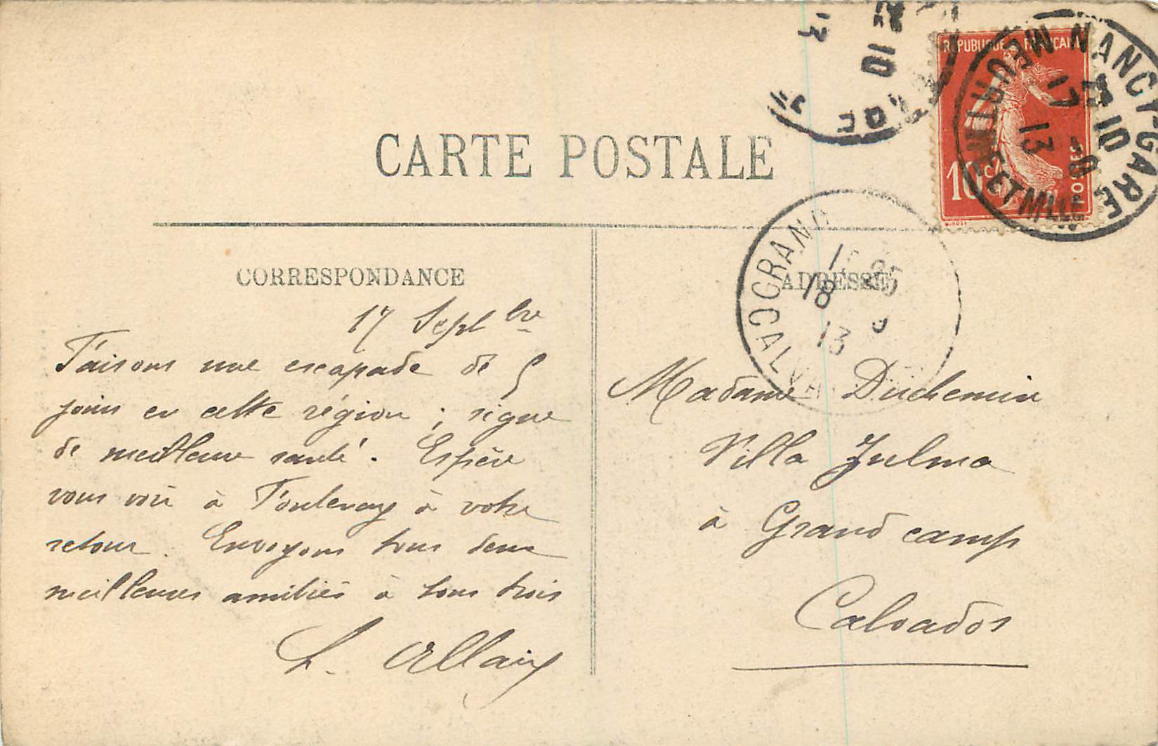 CPA 60 nancy portail du palais ducal(detail) ll — Verso
