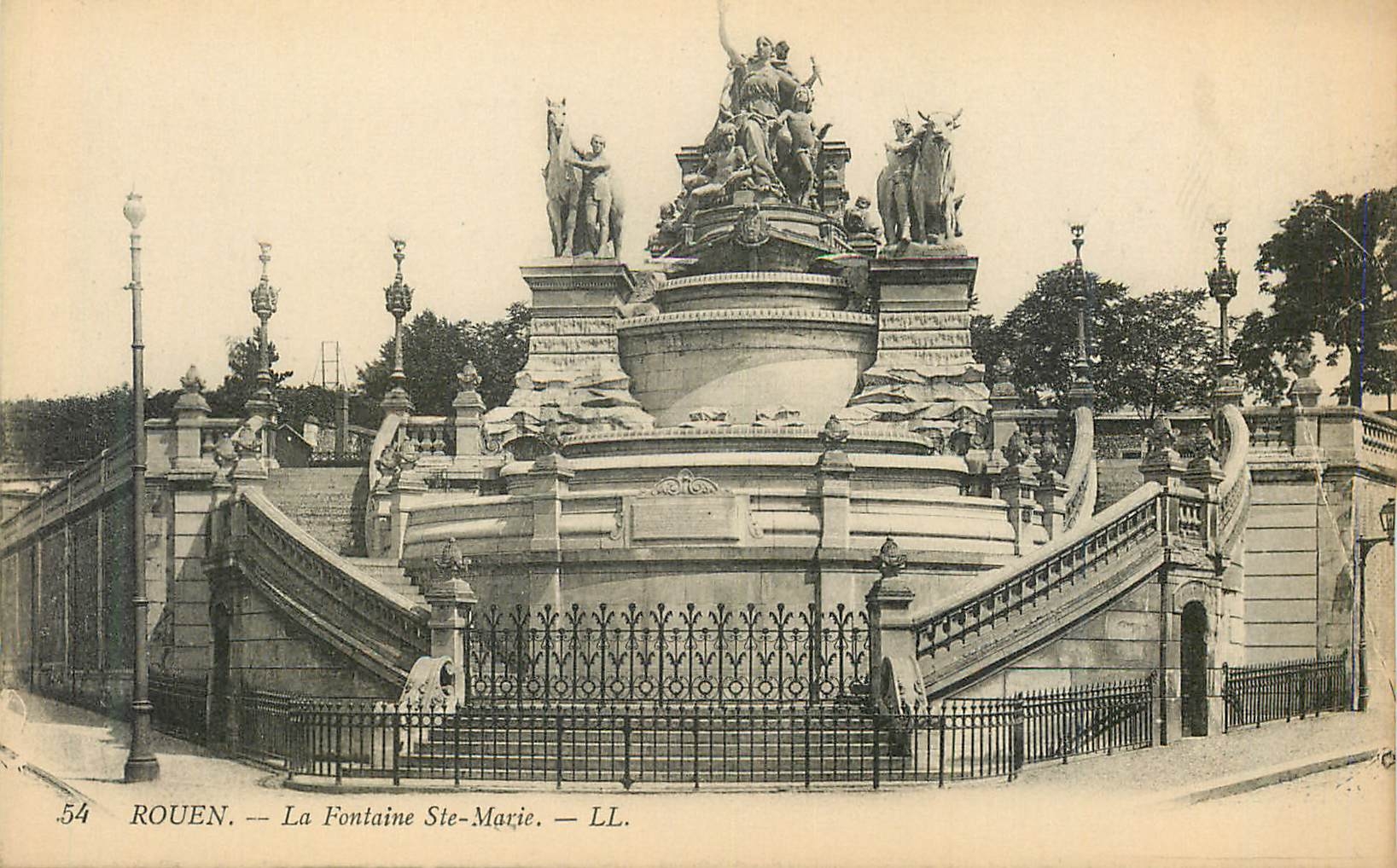 CPA 54 rouen la fontaine ste marie ll