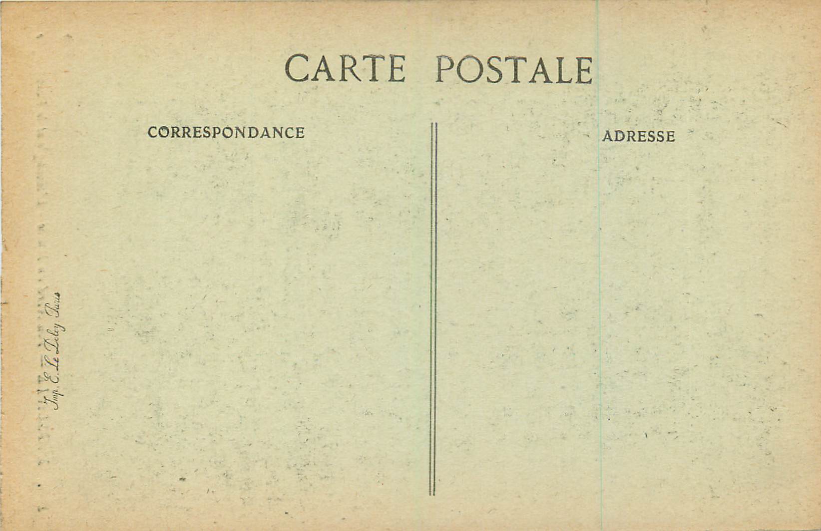 CPA 186 marseille boulevard du musee l aveugle et le paralytique — Rückseite