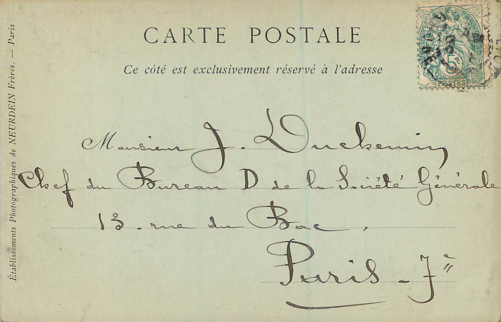 CPA Lyon la fontaine bartboldi (place des terreaux) — Verso