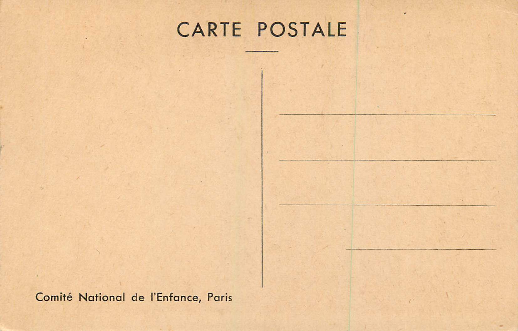 CPA Le nain portrait d enfant — Rückseite