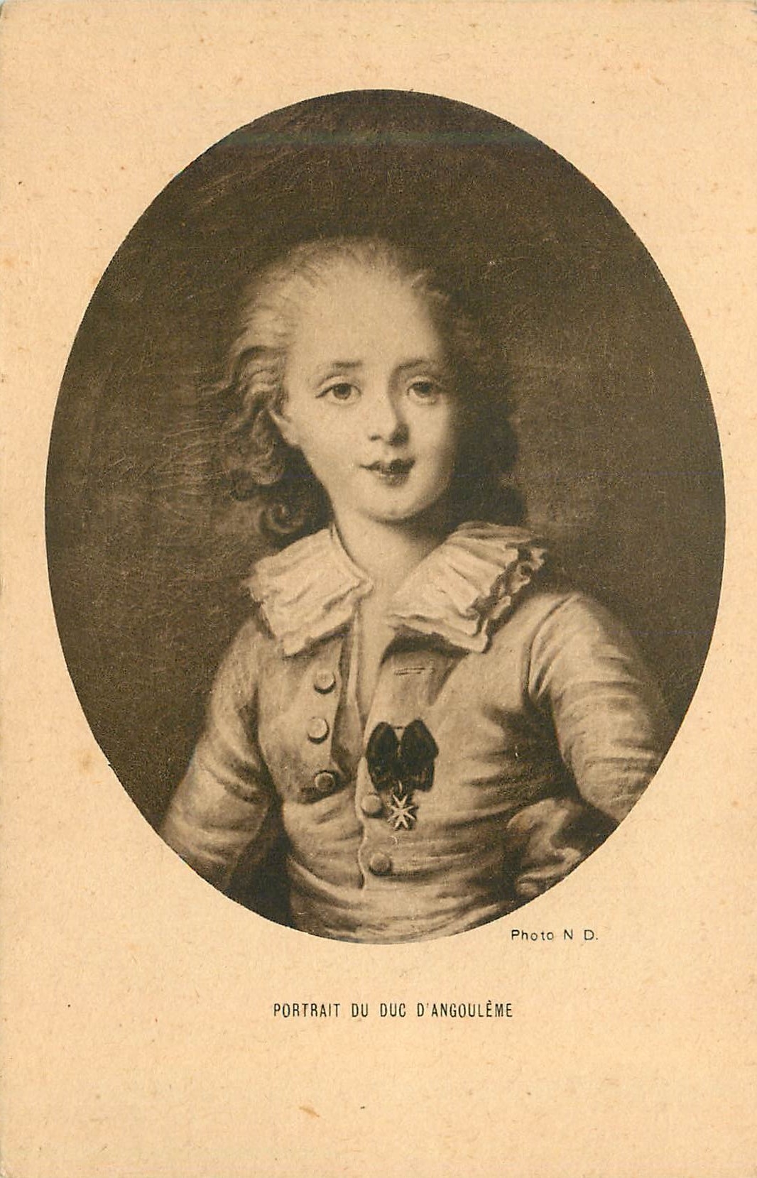 CPA Portrait du duc d angouleme
