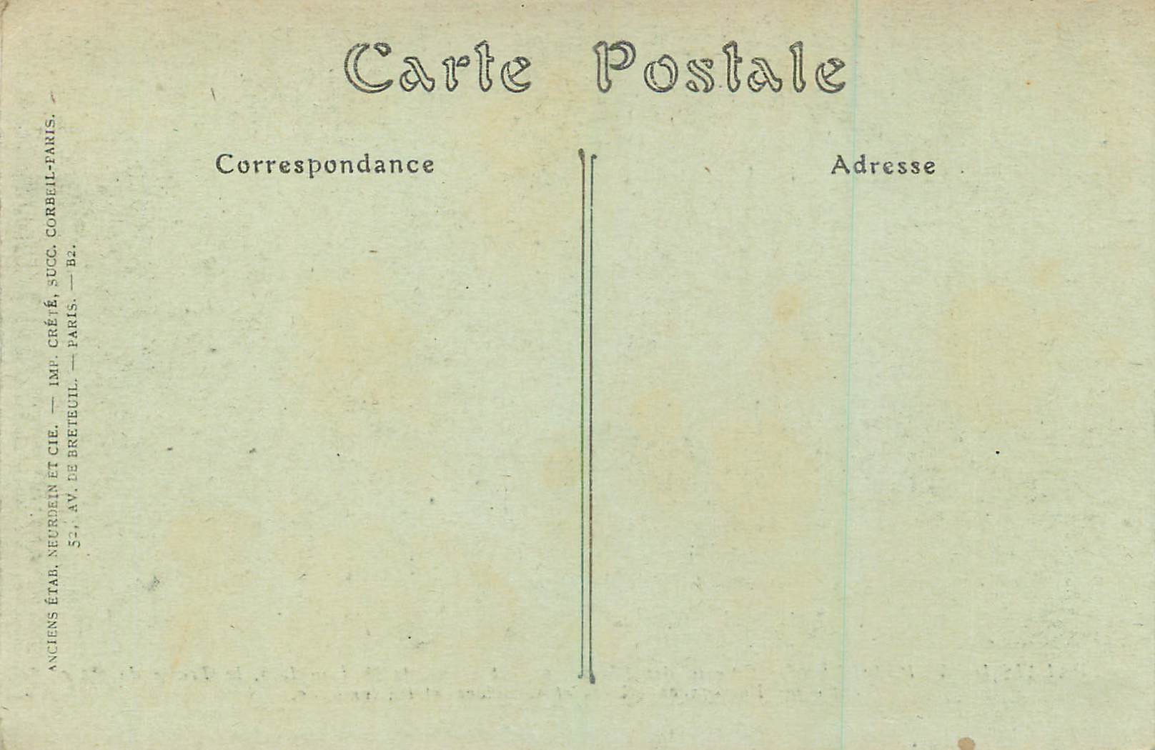 CPA Palais de versailles galerie des glaces ou fut signe le 28 juin 1919 — Rückseite