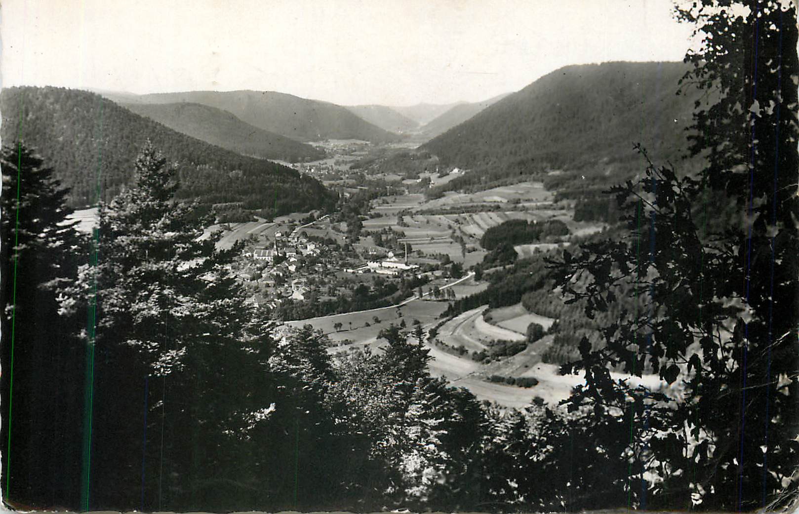 CPM Les vosges pittoresques vue panoramique de la vallee de celles - Recto