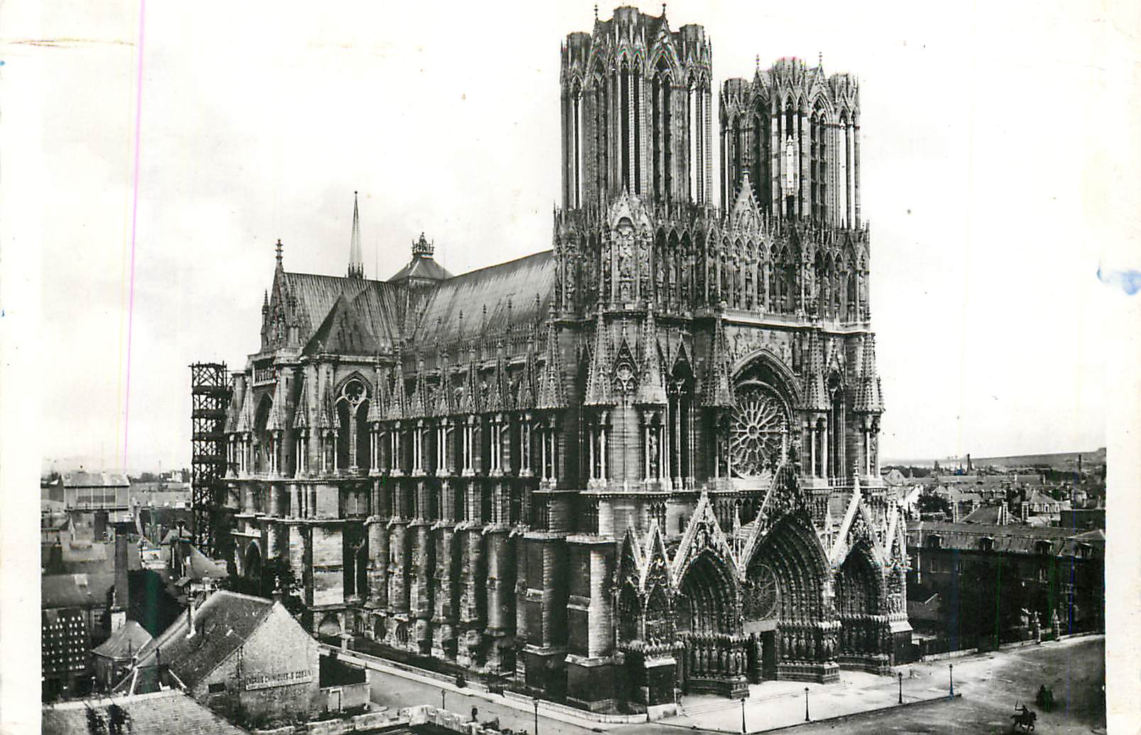 CPM P 6 la cathedrale de reims avant la guerre