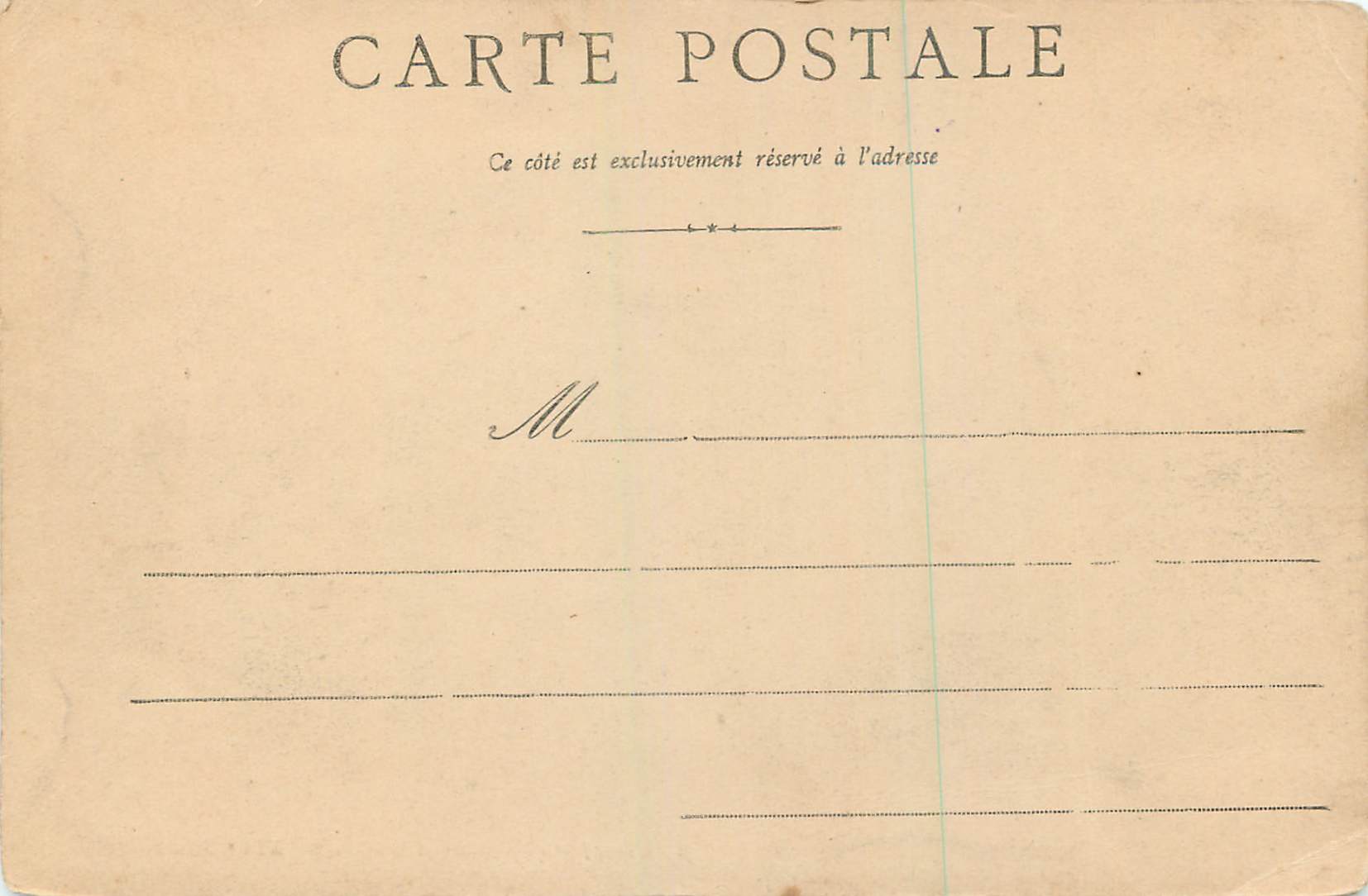 CPA Polignac ruines du chateau et donjon (monument historique xiv siecle) — Rückseite