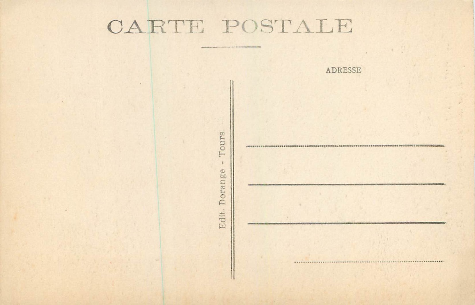 CPA 12 tours (i et l) l hotel gouin (xvi siecle) possede par cette famille depuis 1738 — Rückseite