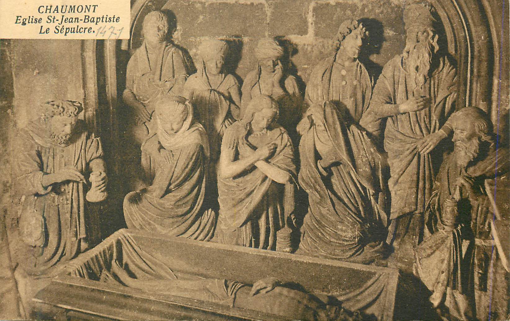 CPA Chaumont eglise st jean baptiste le sepulcre