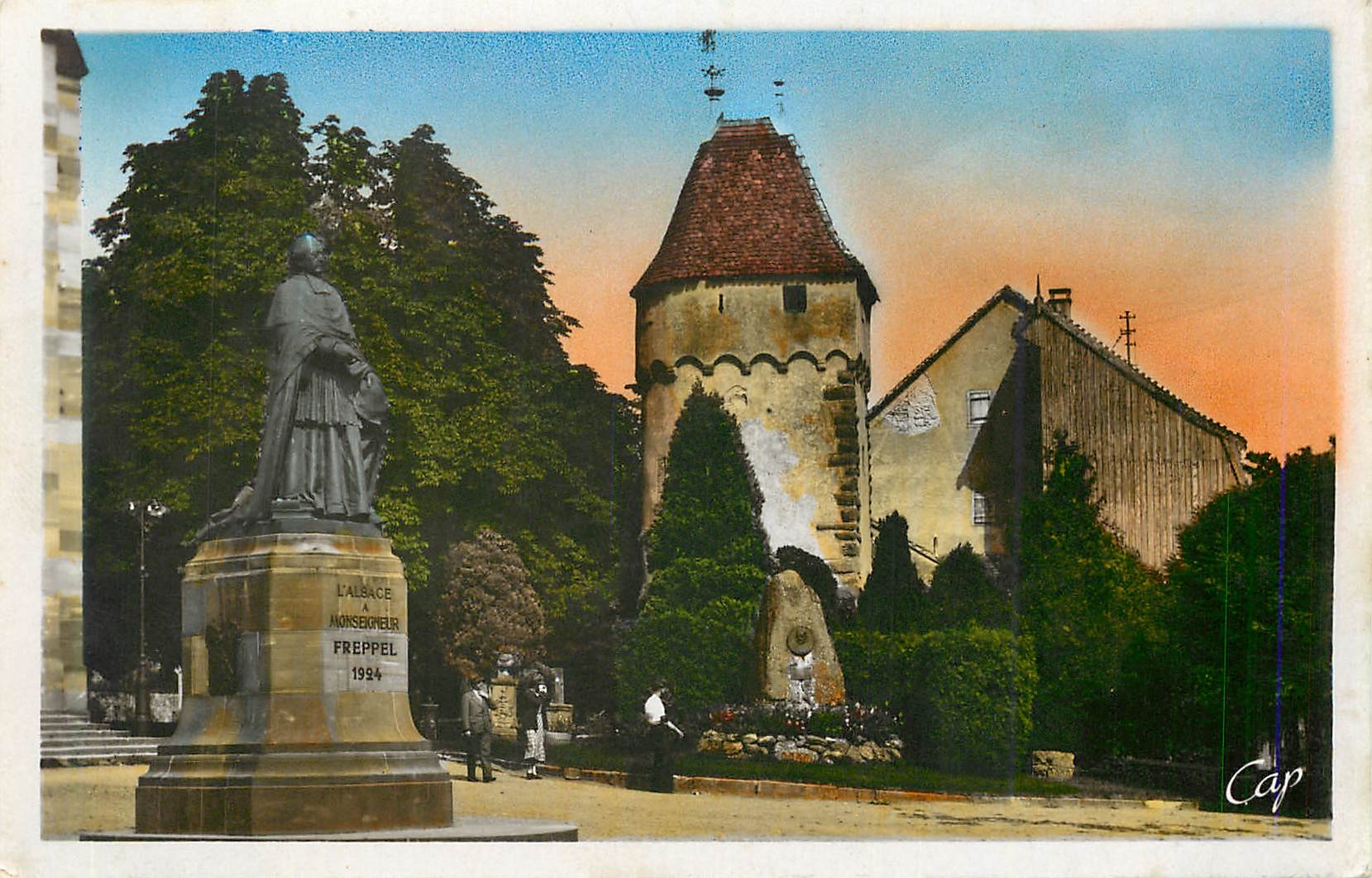 Obernai - Place de l'Église et le Monument Freppel — Édition Schmidt-Brehm, n°69