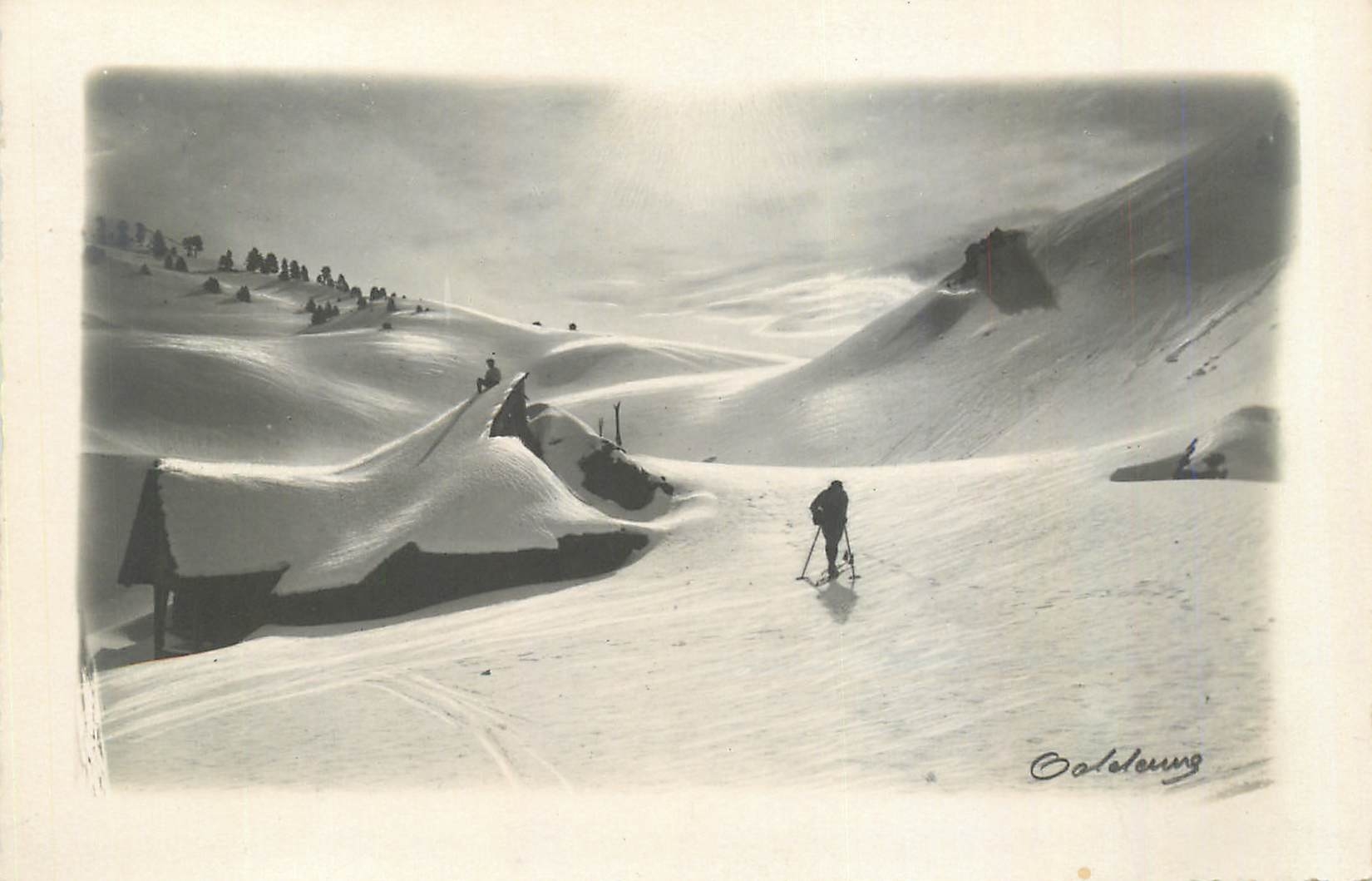 CARTE PHOTO Ski