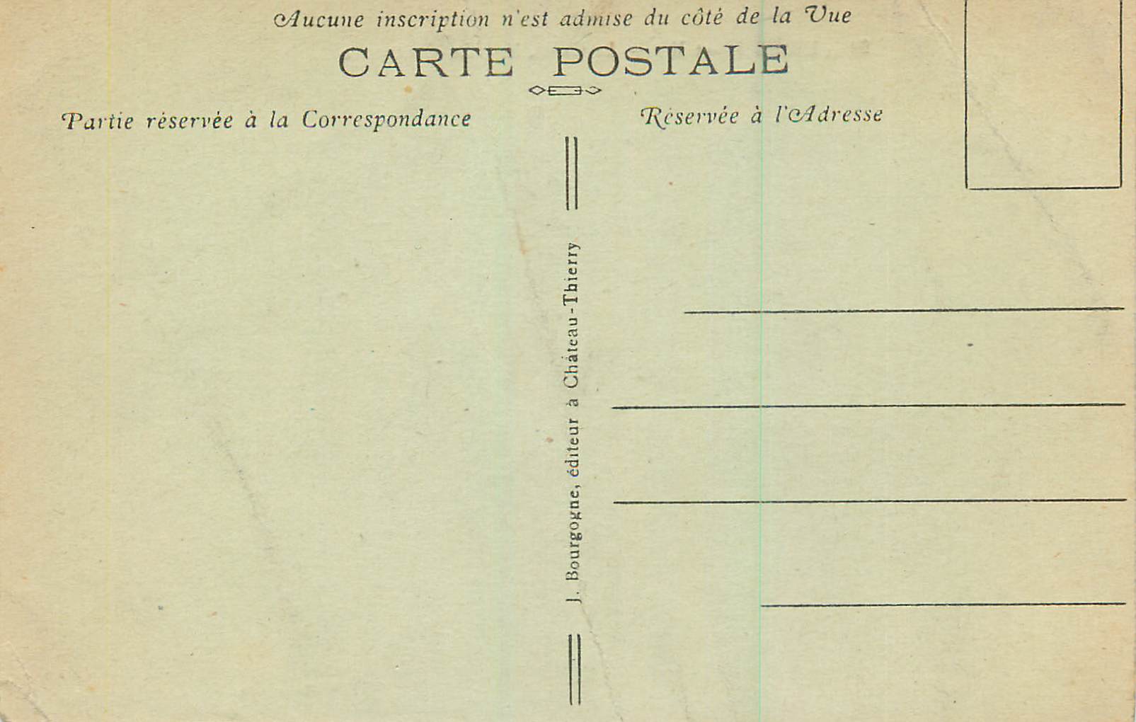 CPA 50 esbly(s et m) le canal branche alimentaire — Rückseite