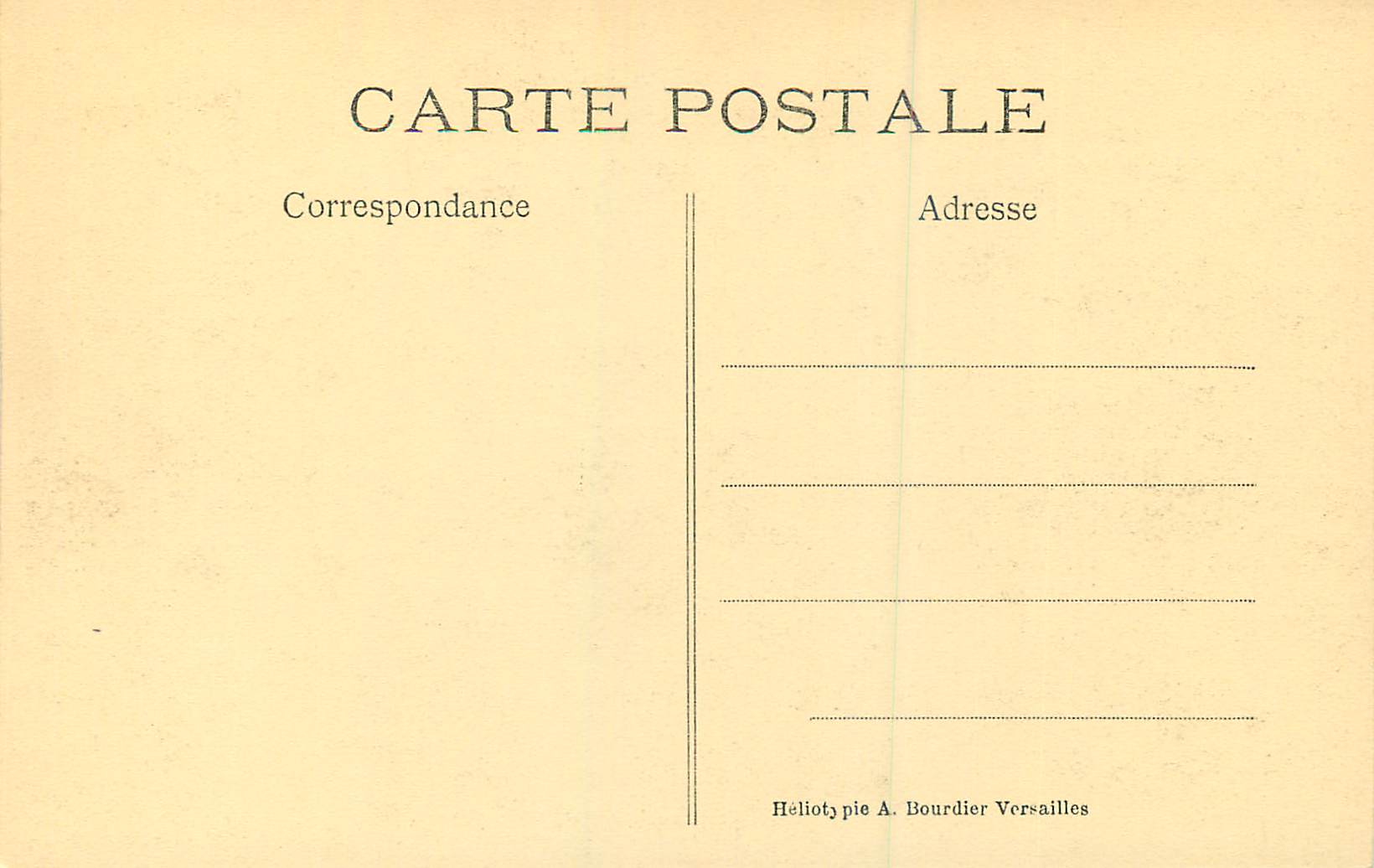 CPA 147 versailles musee des voitures  — Verso
